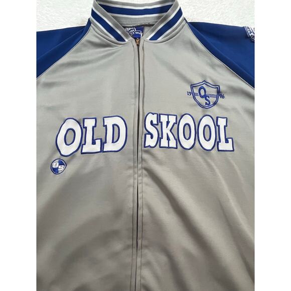 Old Skool Men’s Vintage retro zip up jacket size XXL - Picture 4 of 11